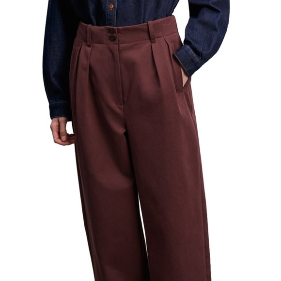Skall Studio Painter Pants - Dark Burgundy - Picture 3 of 3